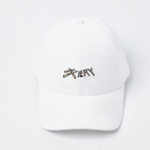 Fiery Logo Cap (White)