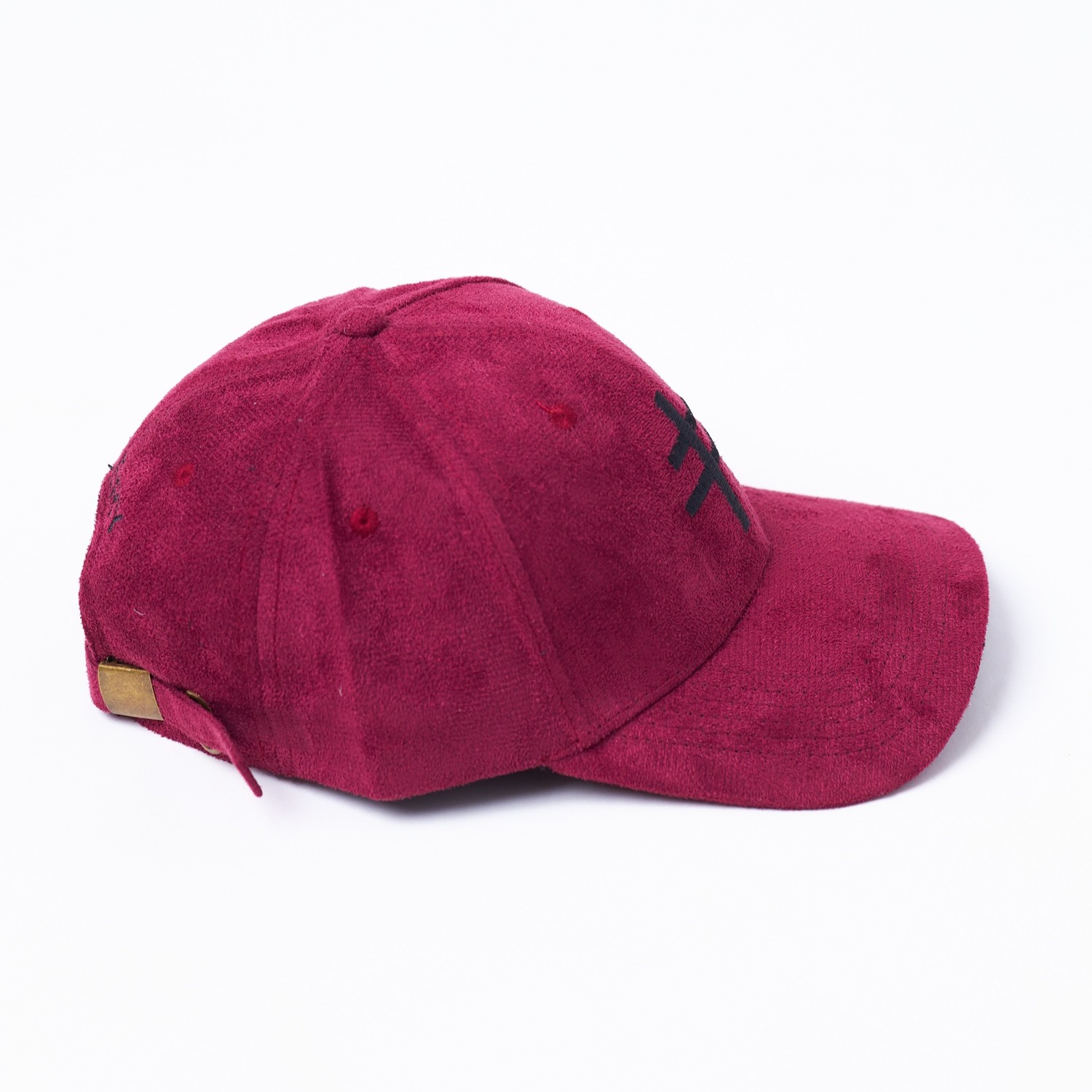 F-Logo Baseball Cap (Burgundy) - Image 3
